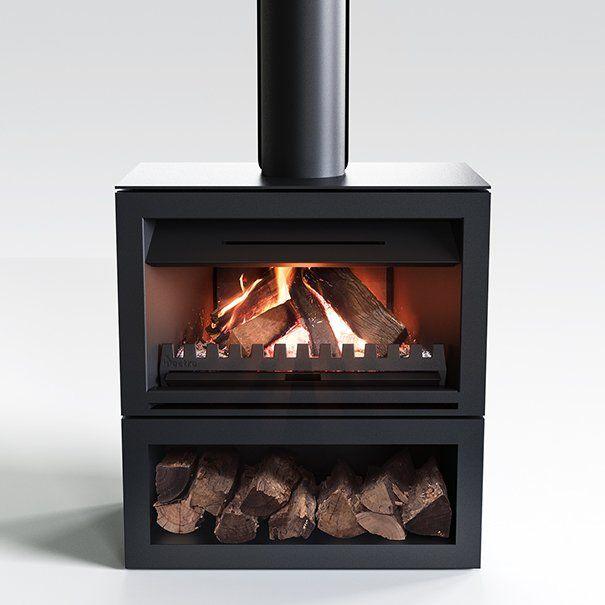 NECTRE 900 FREESTANDING WOOD HEATER WITH FLUE KIT AND FAN - Horizon Leisure