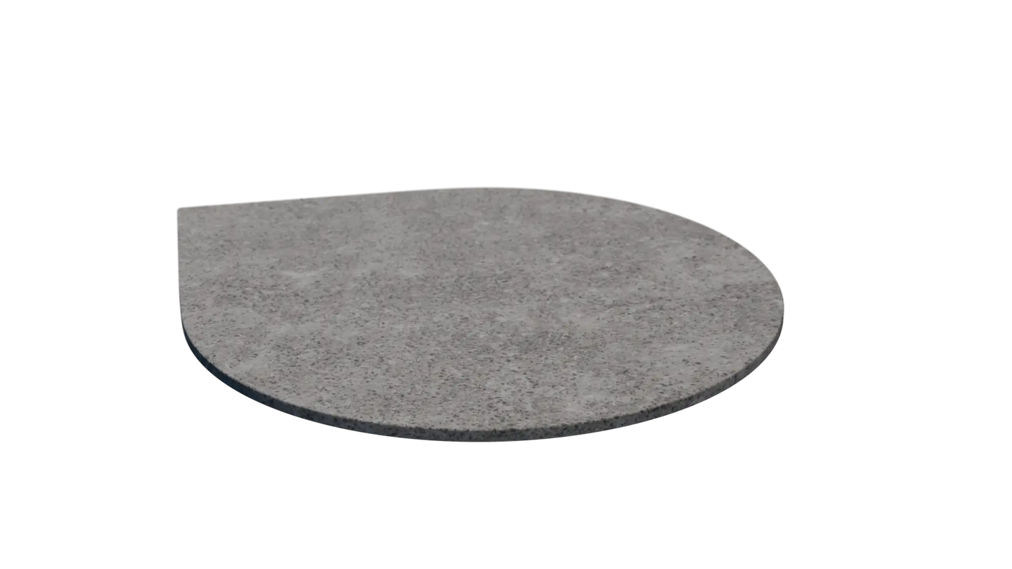 Haus O Fire Hearth Tear Drop 1050x1050 Fossil Grey