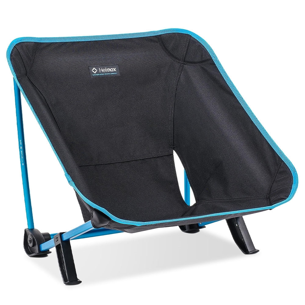 Helinox Inclined Festival Chair Black With Blue Frame