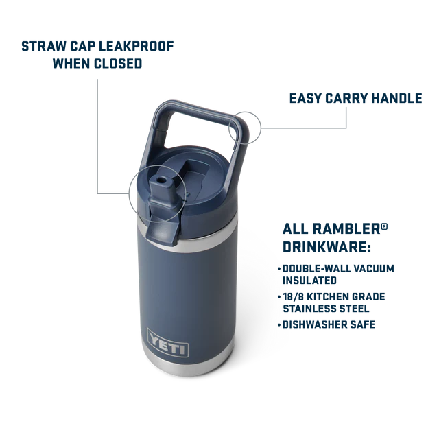 Yeti Rambler Jr 12oz Bottle V2 Sea Foam