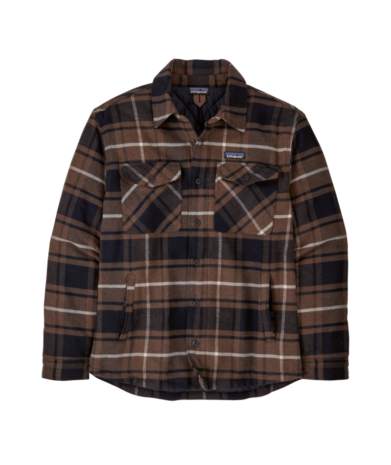 Patagonia Mens LW Insulated Fjord Flannel Shirt