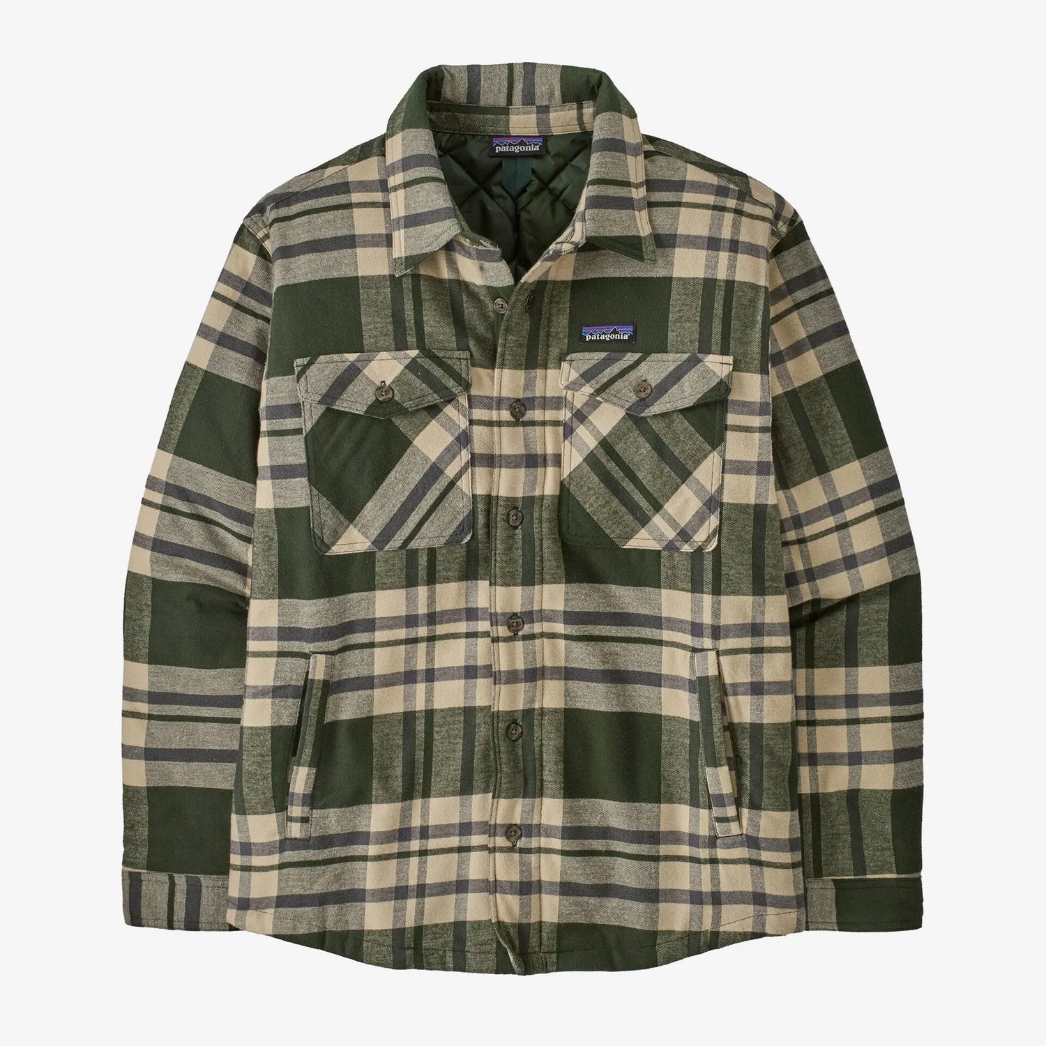 Patagonia Mens LW Insulated Fjord Flannel Shirt