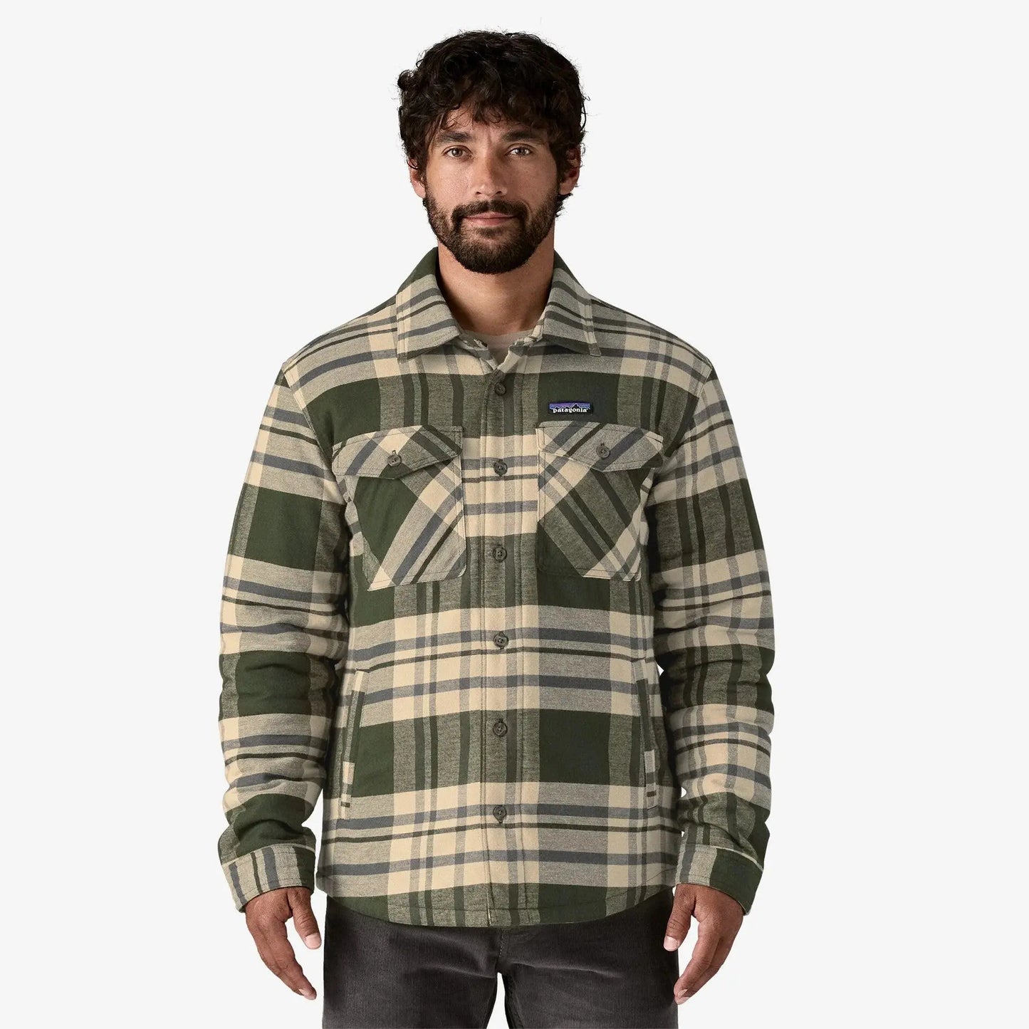 Patagonia Mens LW Insulated Fjord Flannel Shirt