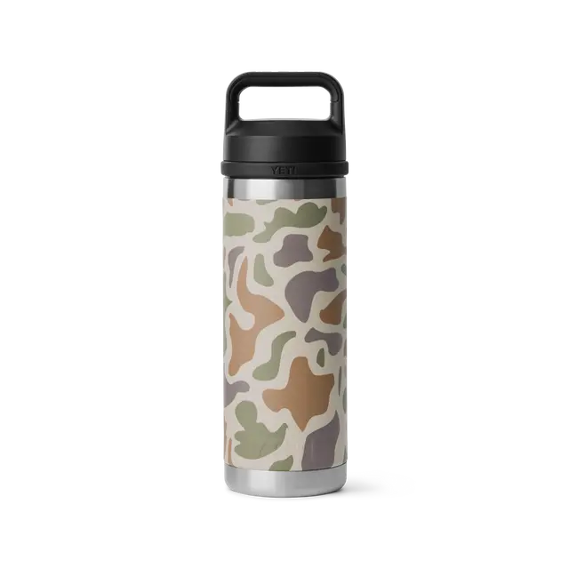 Yeti Rambler 18 oz Bottle Chug Tan Camo Yeti