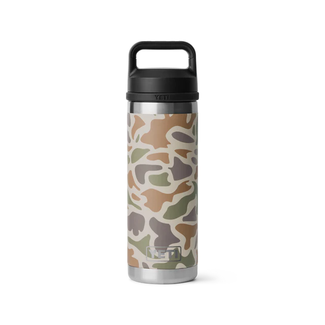 Yeti Rambler 18 oz Bottle Chug Tan Camo
