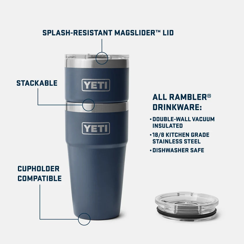 Yeti 20 oz Stackable Cup Pampa Green