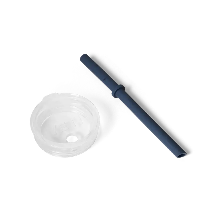Yeti Rambler Small Silicone Straw Lid - Navy