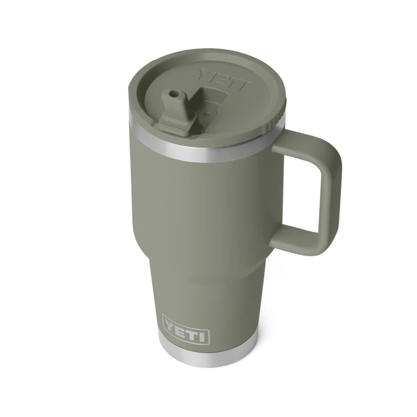Yeti Rambler 30 oz Travel Straw Mug Pampa Green