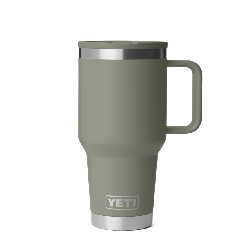 Yeti Rambler 30 oz Travel Straw Mug Pampa Green