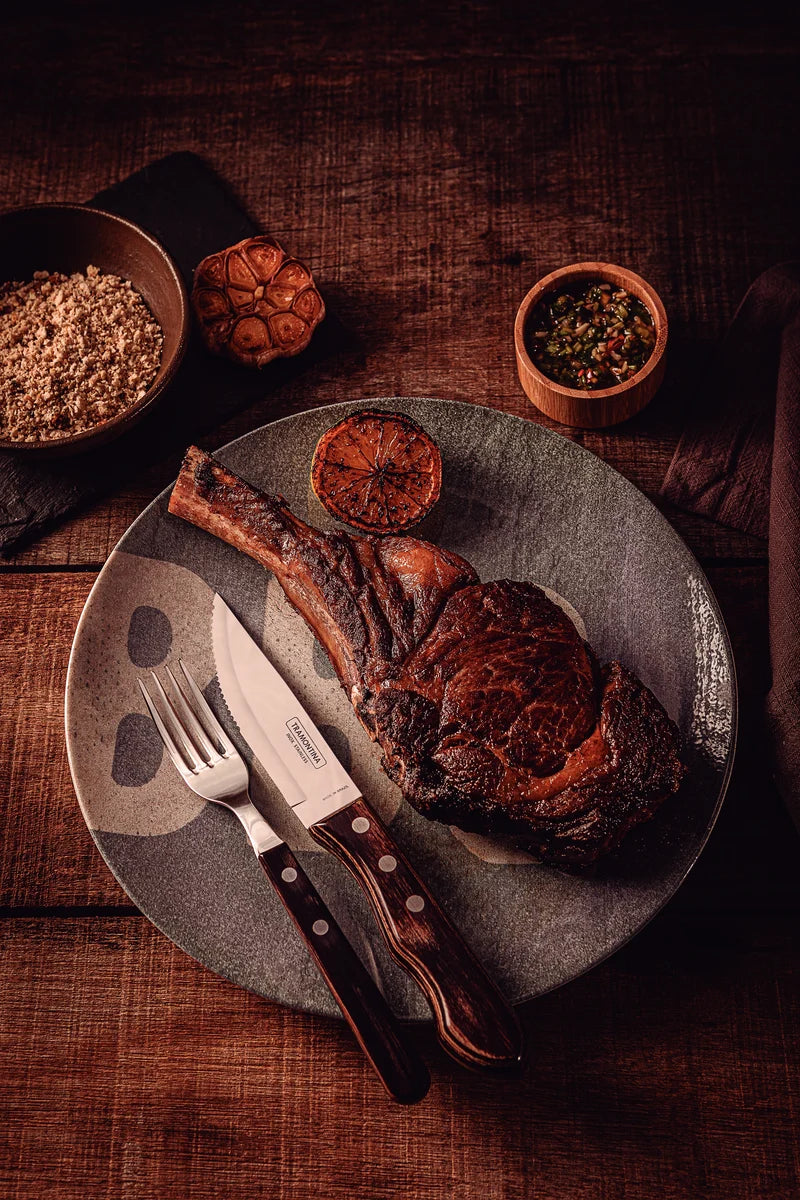 Tramontina Churrasco 4 Piece Polywood Jumbo Steak
