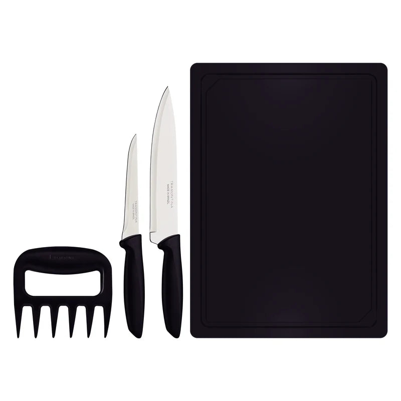 Tramontina Churrasco 4 Piece BBQ Plenus Set
