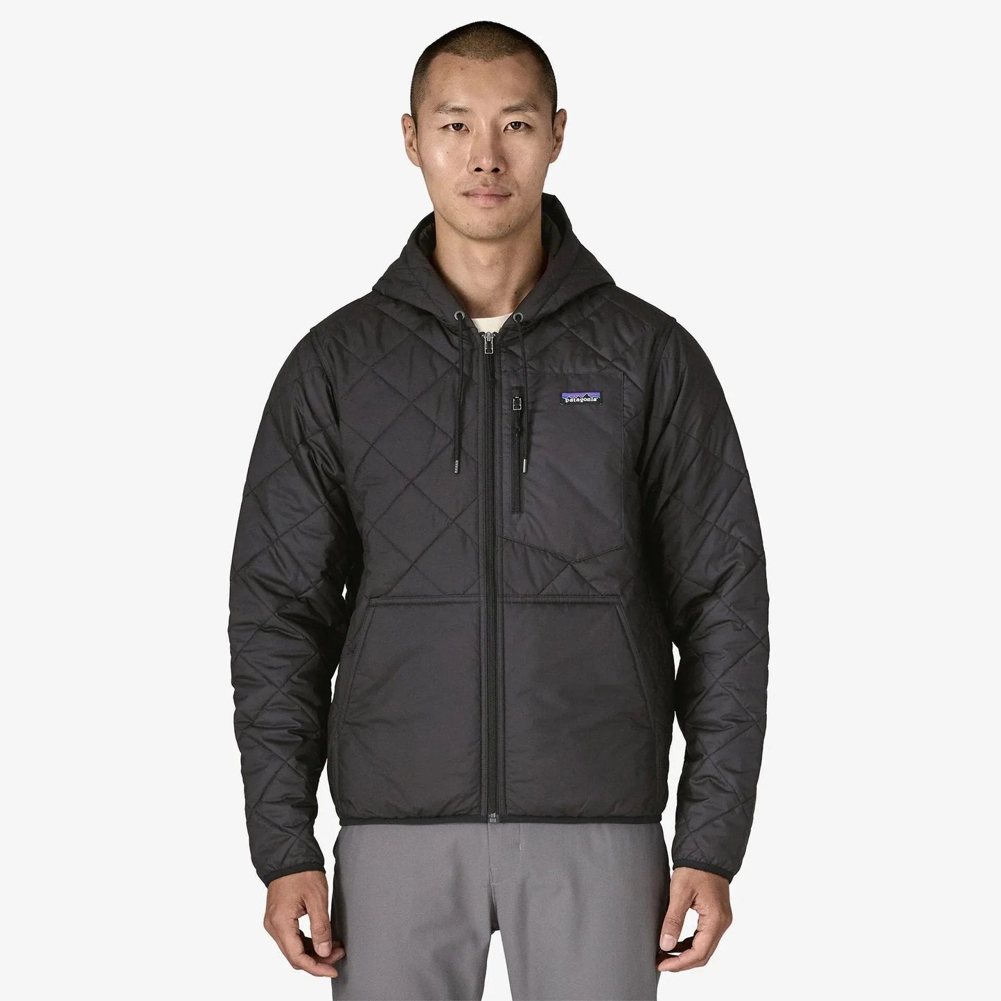 Patagonia Mens Diamond Quilted Bomber Hoody