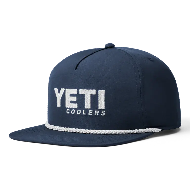 Yeti Coolers Flat Brim Rope Hat Nvy Horizon Leisure