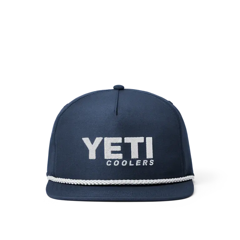 Yeti Coolers Flat Brim Rope Hat Nvy Horizon Leisure
