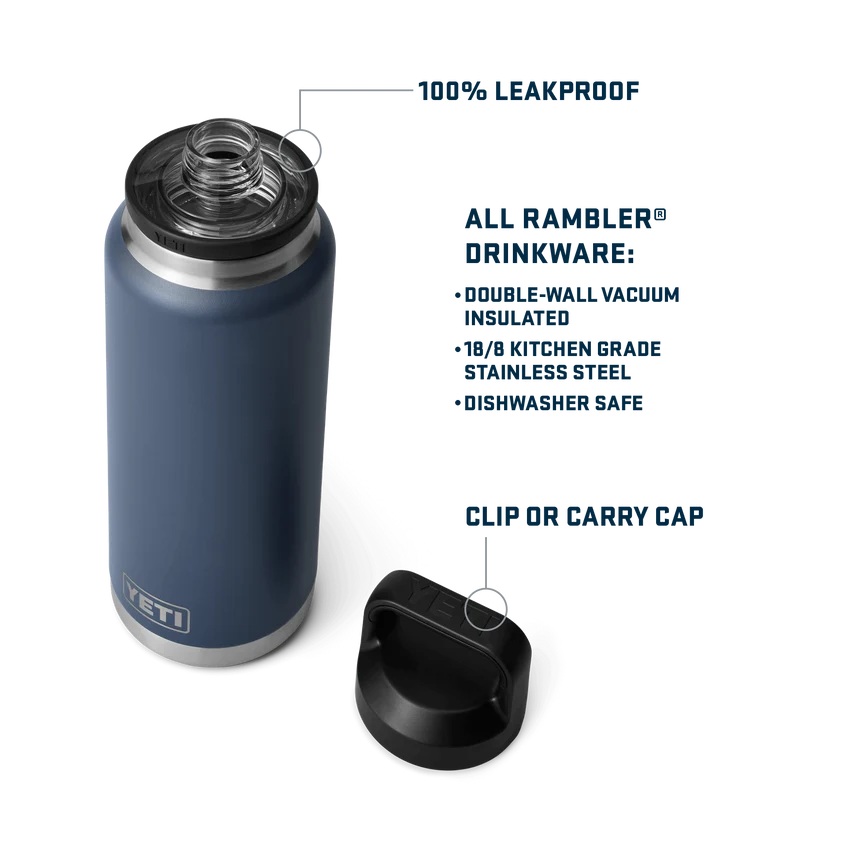 Yeti Rambler 36 oz C Bottle Chug Pampa Green