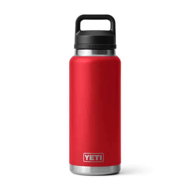 Yeti Rambler 36 oz Bottle Chug Rescue Red
