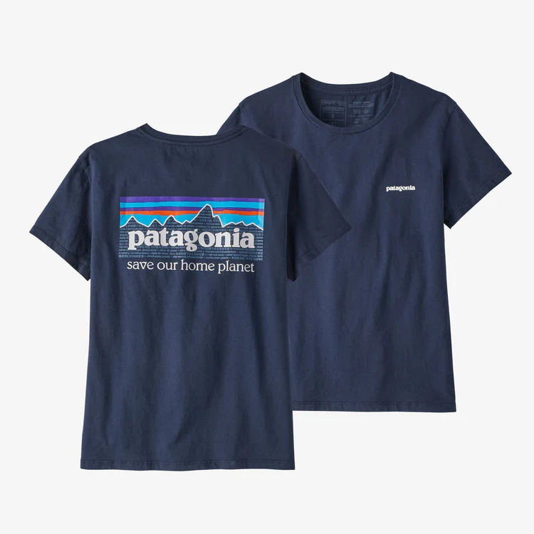 Patagonia Womens Mission Organic T-Shirt New Navy