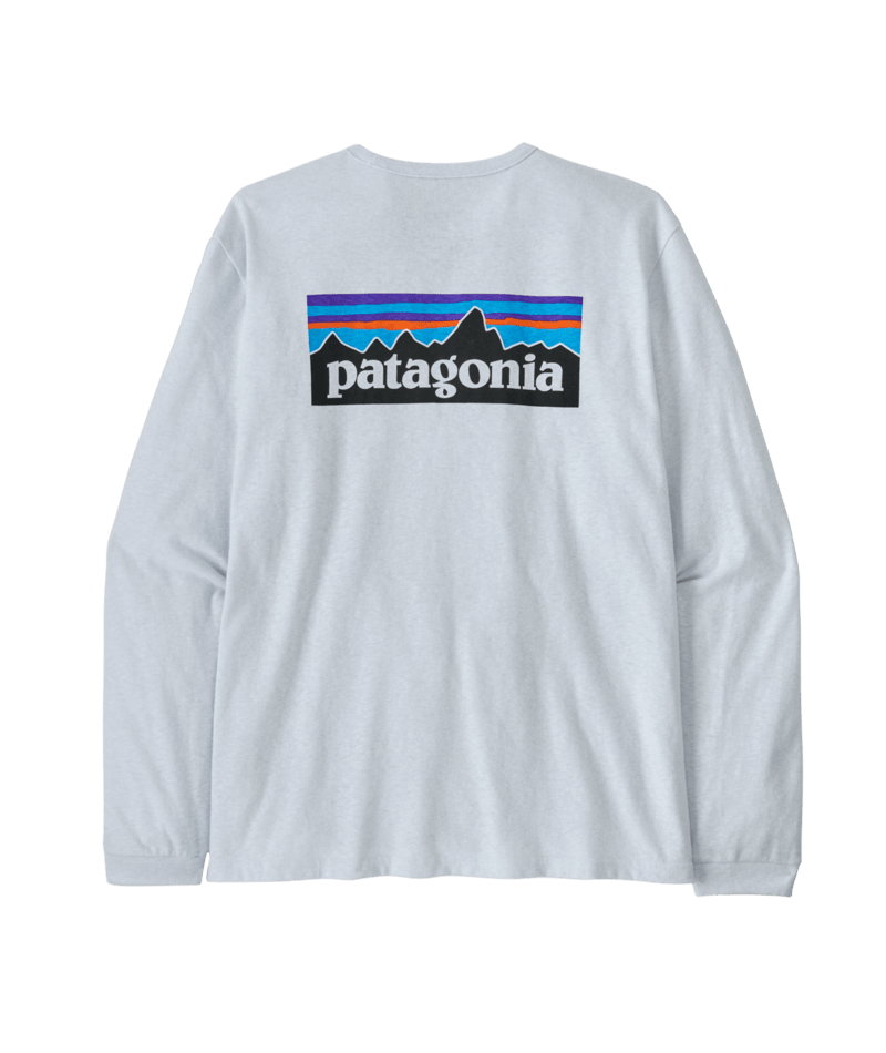 Patagonia Womens Long-Sleeved P-6 Logo Responsibili-Tee