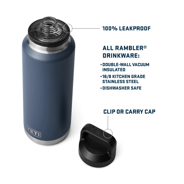 Yeti Rambler 46oz Bottle Chug Rescue Red v2