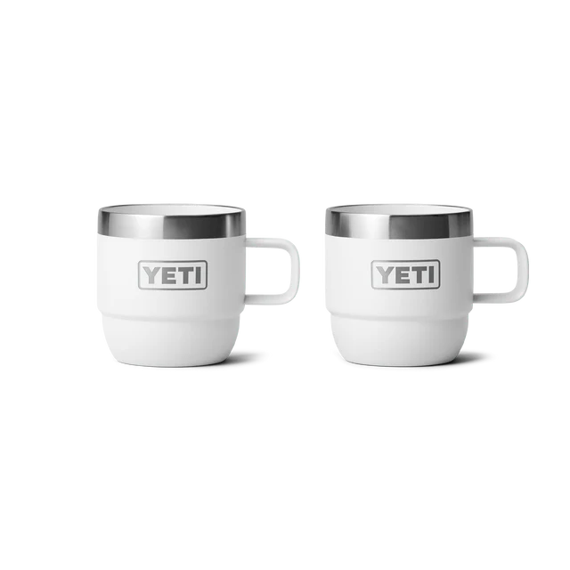 Yeti Rambler 6oz Stackable Mug 2 Pack White