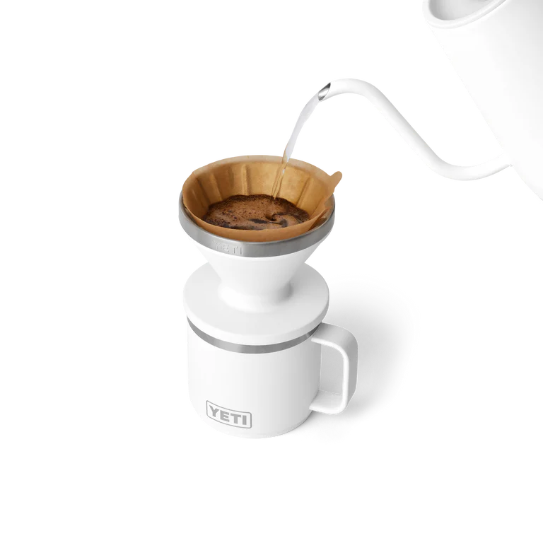 Yeti Rambler Pour Over White