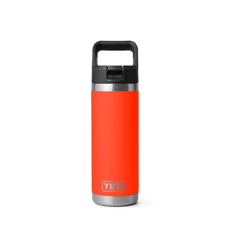 Yeti Rambler 18oz C Straw Bottle Solar Flare
