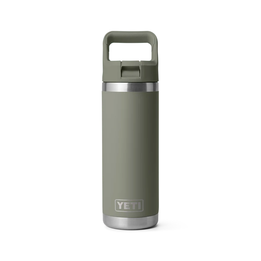 Yeti Rambler 18 oz C Straw Bottle Pampa Green