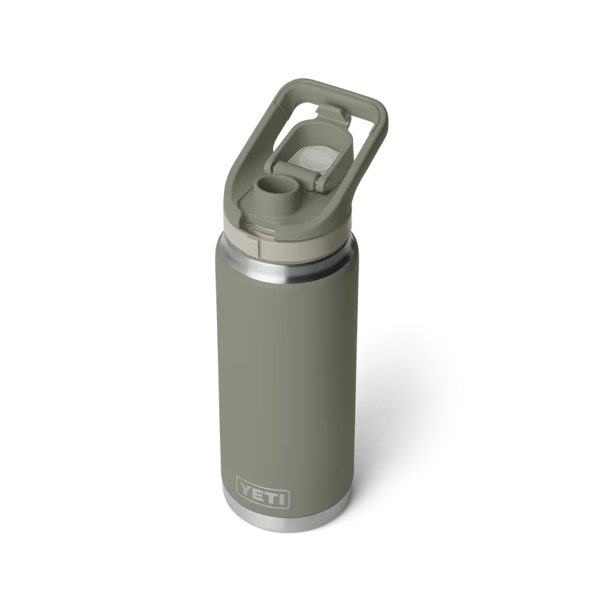 Yeti Rambler 26 oz Flip Chug Bottle Pampa Green