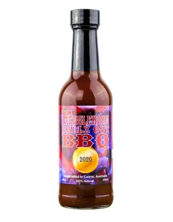 Fenglehorn Ballz Out XXX BBQ Sauce (Spicy) 250ml Horizon Leisure