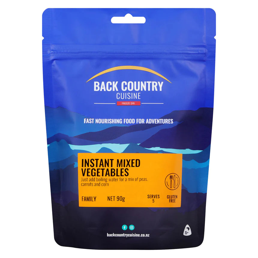 BACK COUNTRY INSTANT MIXED VEGETABLES