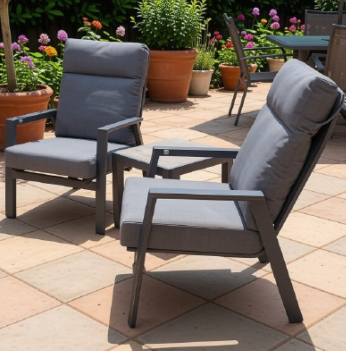 Ballina Reclining Chair + Table Setting