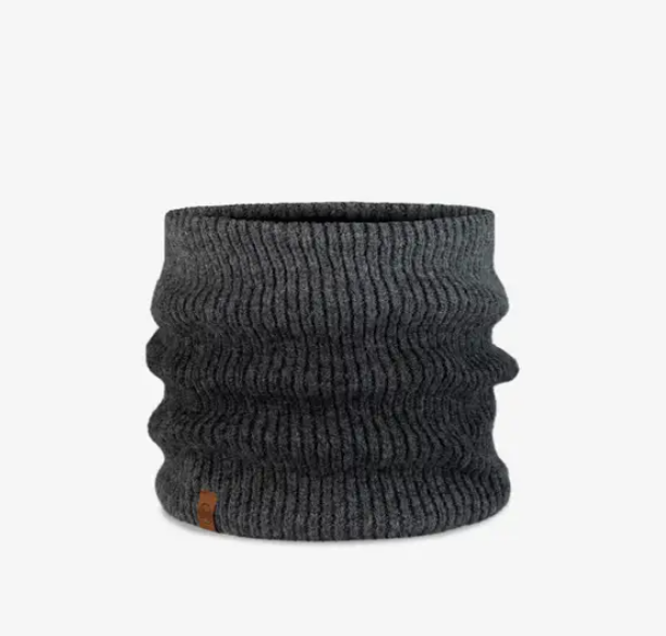 BUFF Knitted & Fleece Neck Warmer - Marin Graphite