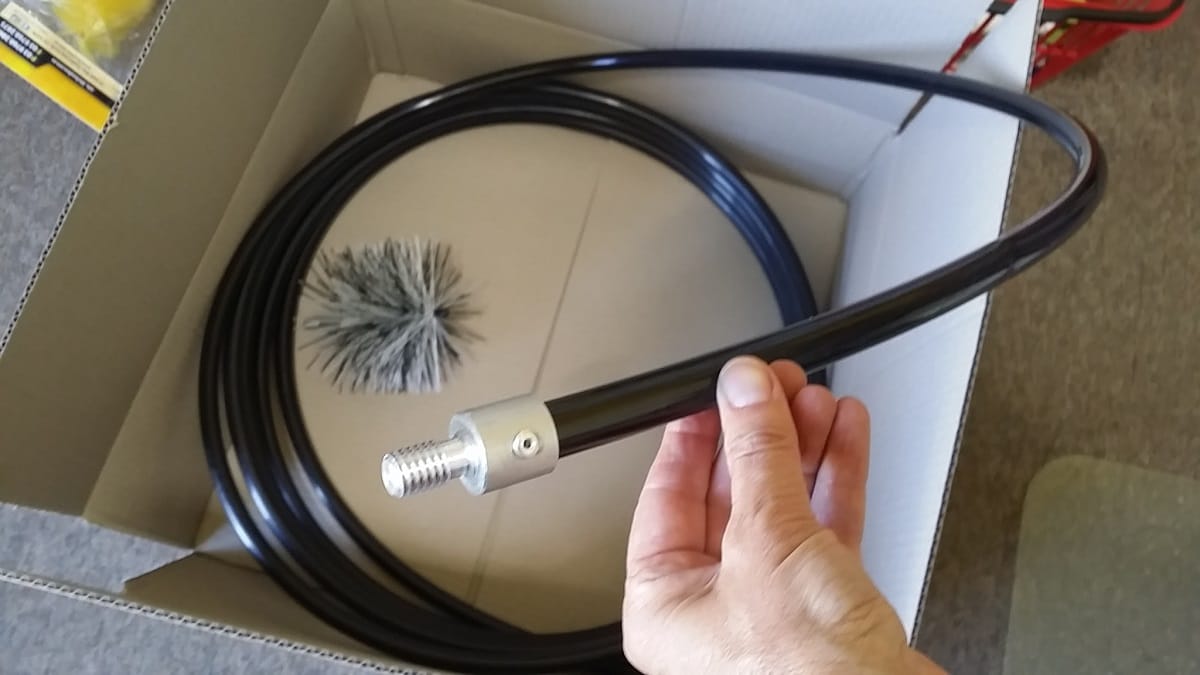 Flexi Flue Cleaning Brush Kit (6inch Brush, 4m Length)