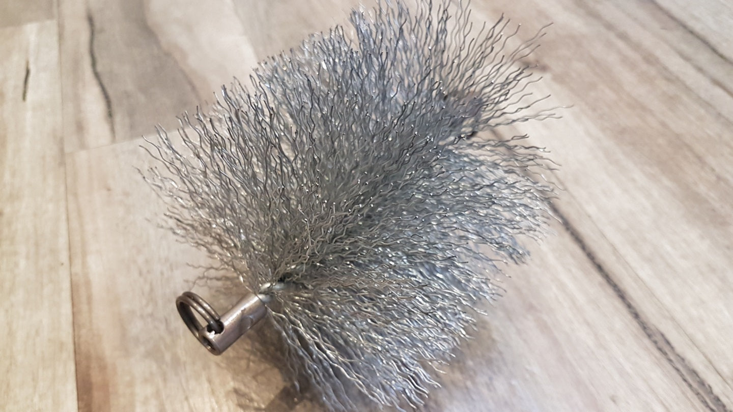 Pull Through Flue Cleaning Brush Heads – Galvanised Steel (6inch)