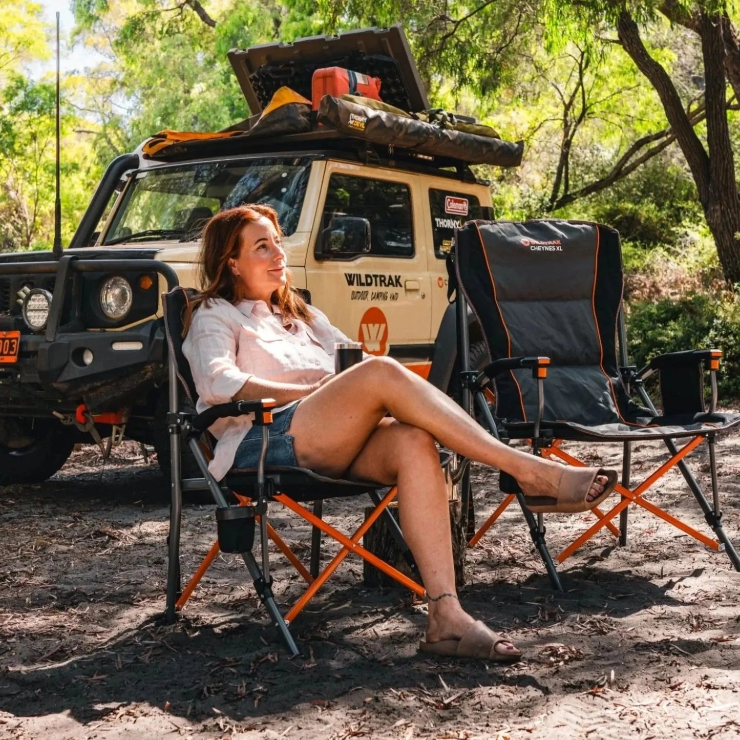 Cheynes Solid Arm Camping Chair