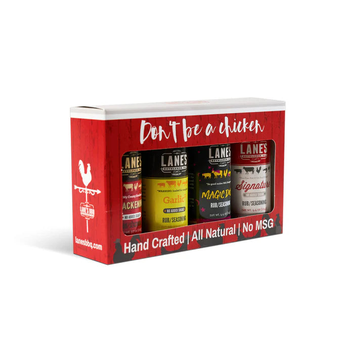 Lanes BBQ Dont Be A Chicken 4 Rub Gift Pack