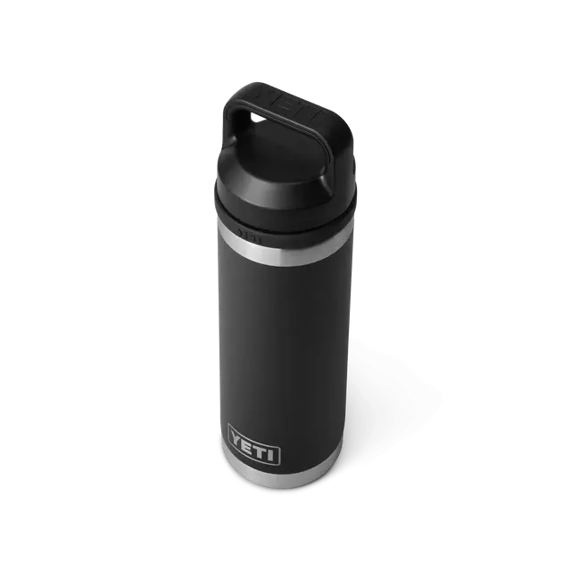 Yeti Rambler 18 oz Bottle Chug Black Yeti