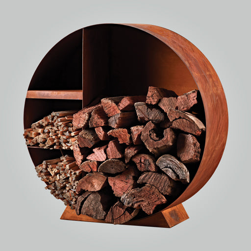 Forge Wood Storage Zero 1000 (Corten) (1000mm in Diameter)