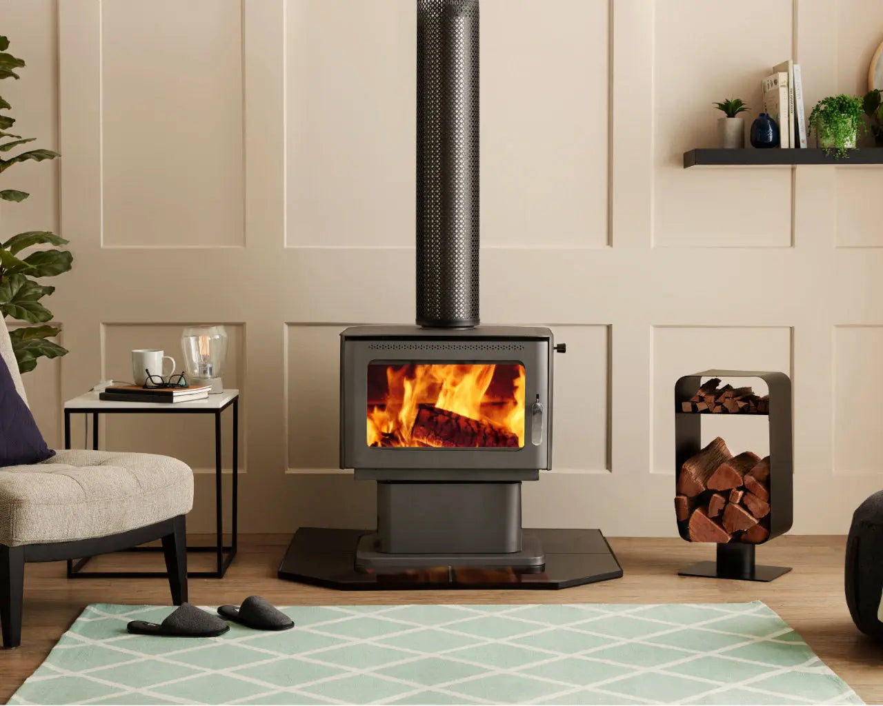 Maxiheat Gen II Freestanding Wood Heater With Legs Maxiheat