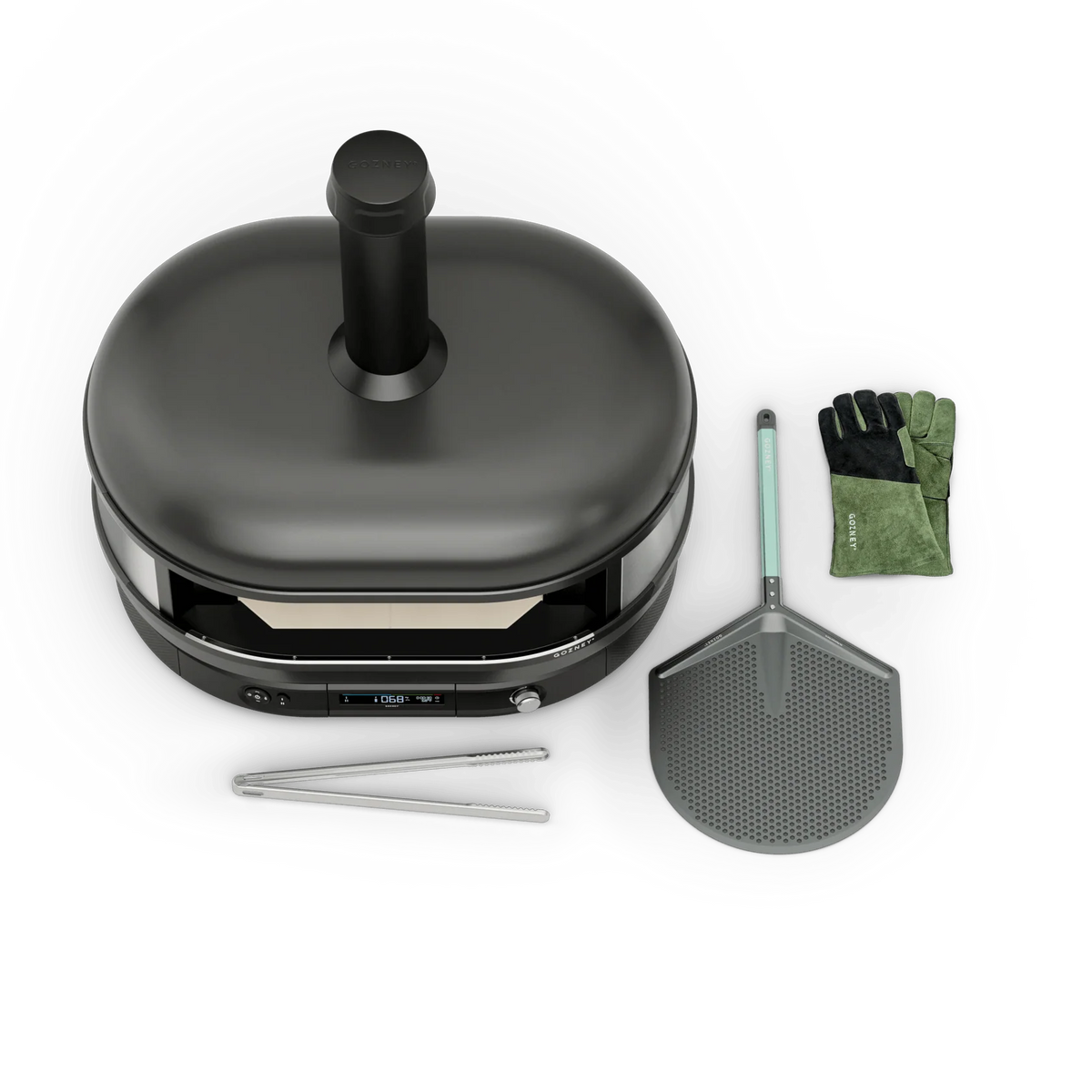 Gozney Dome2 Black Bundle - Dome / Gloves / Tongs / 14"Peel