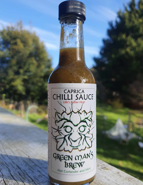 Caprica Green Mans Brew Chilli Sauce