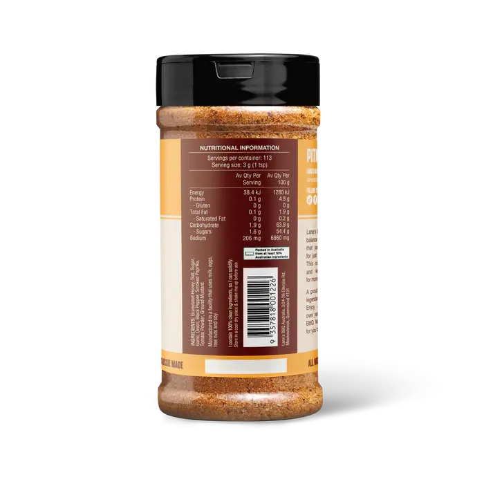 Lanes BBQ Honey BBQ Rub Pitmaster