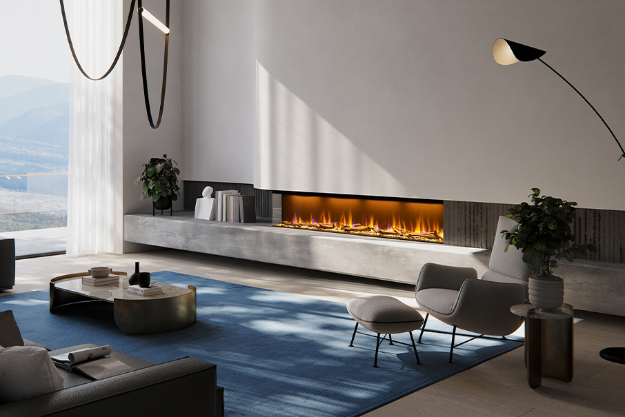 Real Flame Ignite Electric XL 74" - Floor Stock Clearance