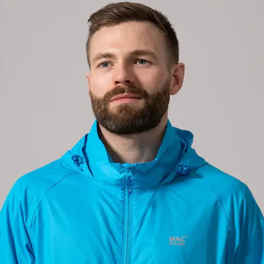 Mac In a Sac Jacket Neon Blue XL