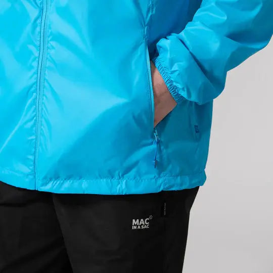 Mac In a Sac Packable Jacket Neon Blue