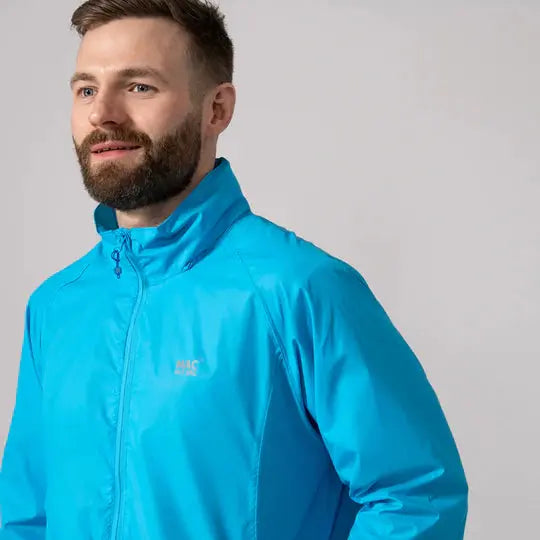 Mac In a Sac Packable Jacket Neon Blue