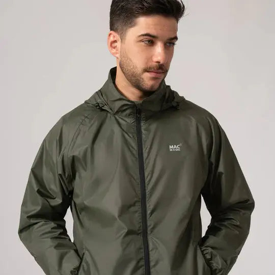 Mac In a Sac Packable Jacket Khaki