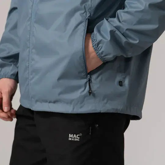 Mac In a Sac Packable Jacket Steel Grey