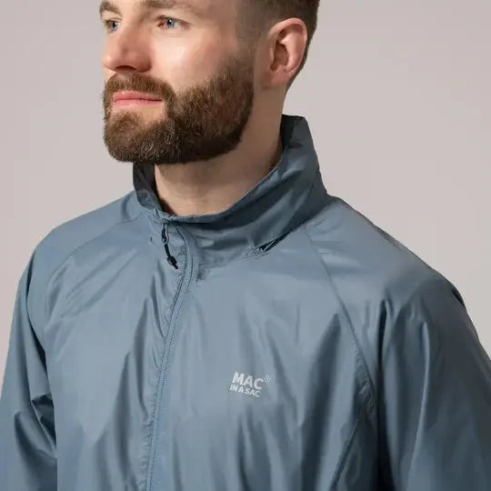 Mac In a Sac Packable Jacket Steel Grey