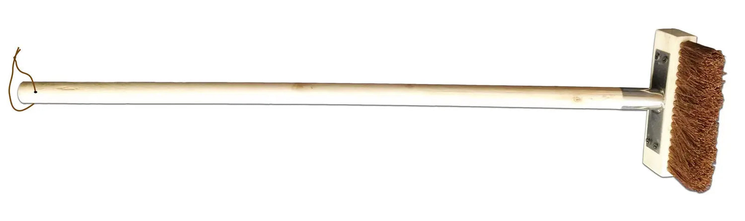 Pizza Oven Brush Wooden Handle + Scraper Horizon Leisure